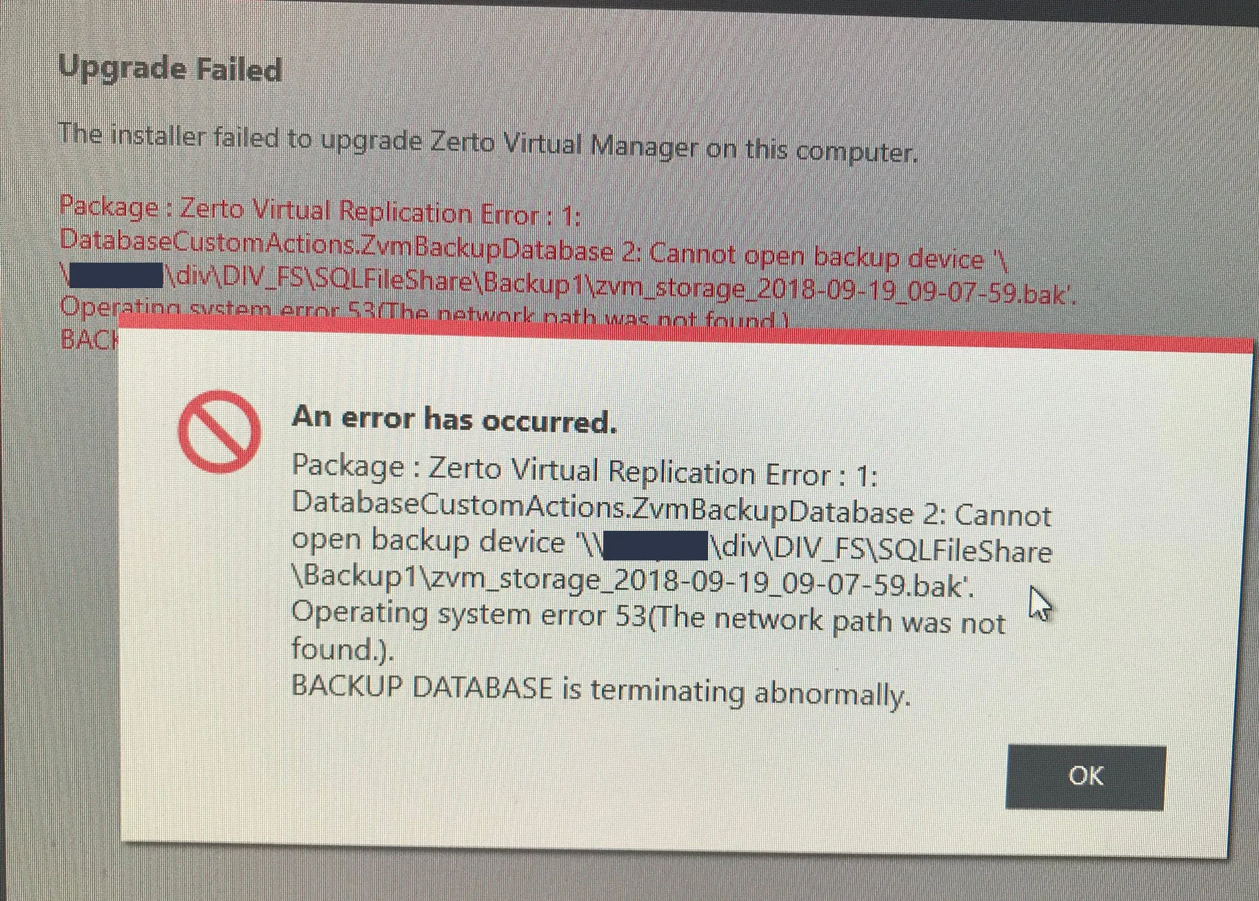 error