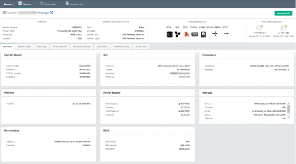 HPE InfoSight firmware overview