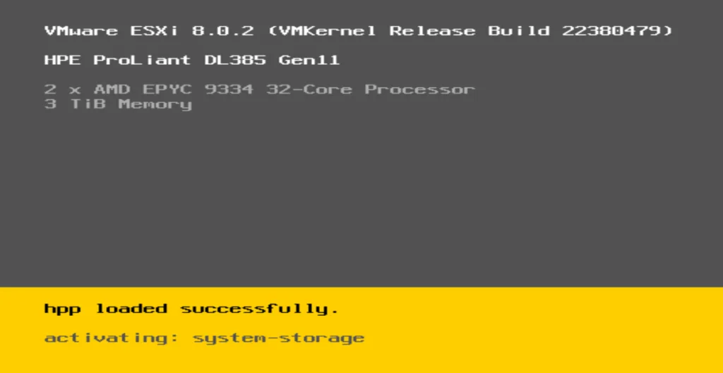 activating: system-storage