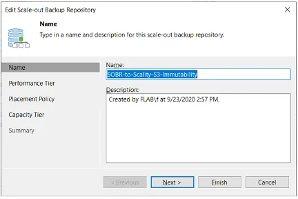 Scale-Out Backup Repository