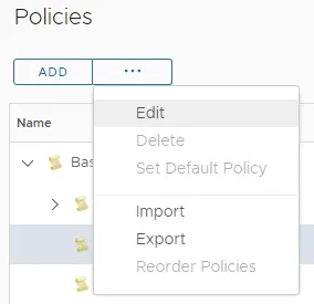 Edit the screen